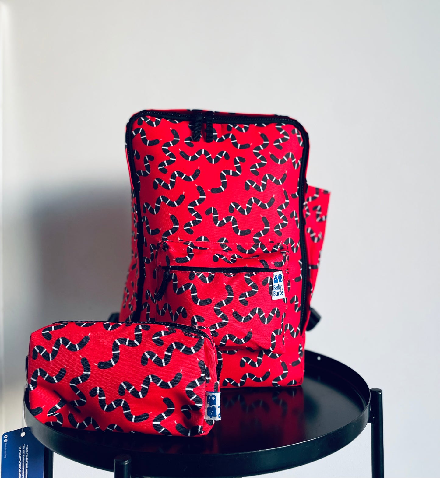 Red Snake Diaper Bag