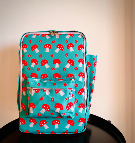 Green Mushroom Diaper Bag